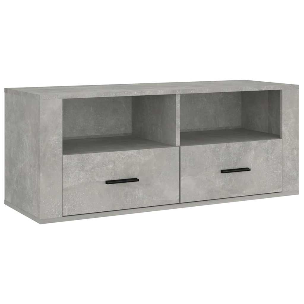 Vidaxl tv-meubel 100x35x40 cm bewerkt hout betongrijs