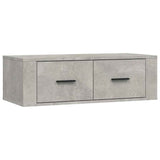 Vidaxl tv-hangmeubel 80x36x25 cm bewerkt hout betongrijs