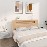 Vidaxl nachtkastjes 2 st wandgemonteerd 50x36x25 cm grijs sonoma eiken