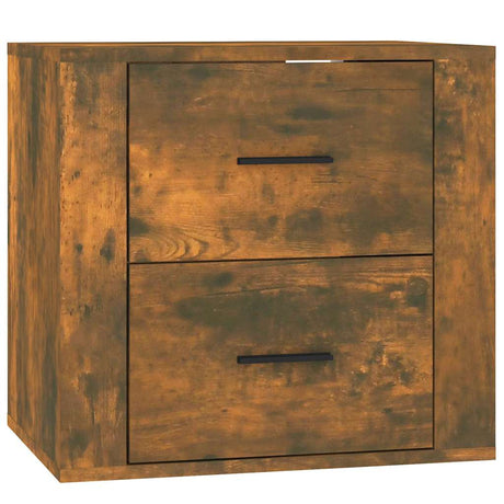 Vidaxl nachtkastje wandgemonteerd 50x36x47 cm gerookt eikenkleurig