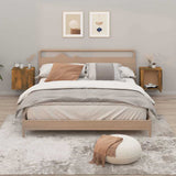 Vidaxl nachtkastjes 2 st wandgemonteerd 50x30x47 cm gerookt eikenkleur