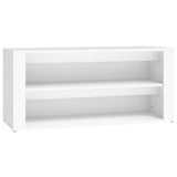 Vidaxl schoenenrek 100x35x45 cm bewerkt hout wit