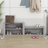 Vidaxl schoenenkast 150x35x45 cm bewerkt hout grijs sonoma