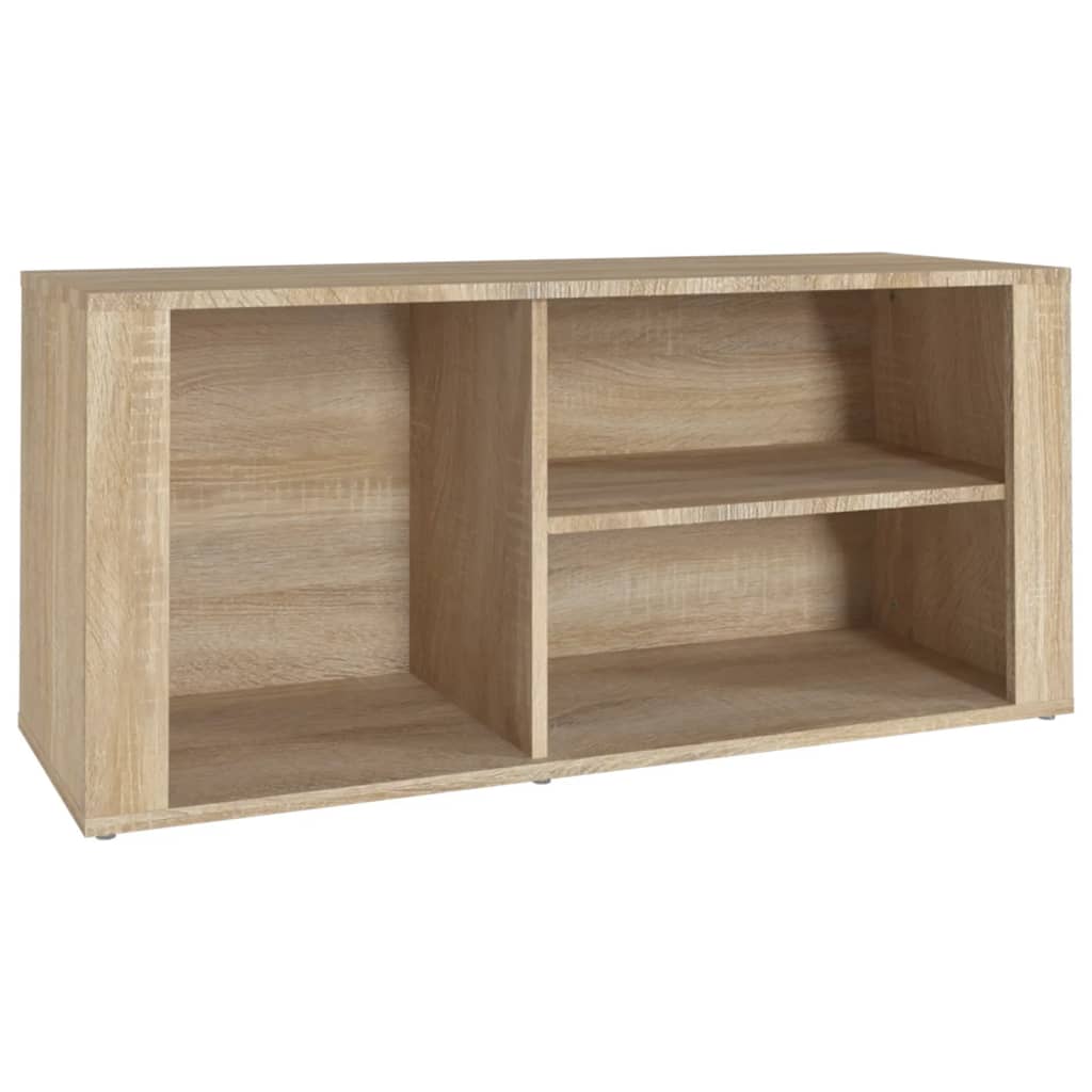 Omara za čevlje Vidaxl 100x35x45 cm Lastno lestvico Sonoma Oak obarvano