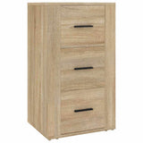 Vidaxl dressoir 40x33x70 cm bewerkt hout sonoma eikenkleurig