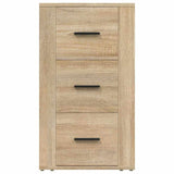 Vidaxl dressoir 40x33x70 cm bewerkt hout sonoma eikenkleurig