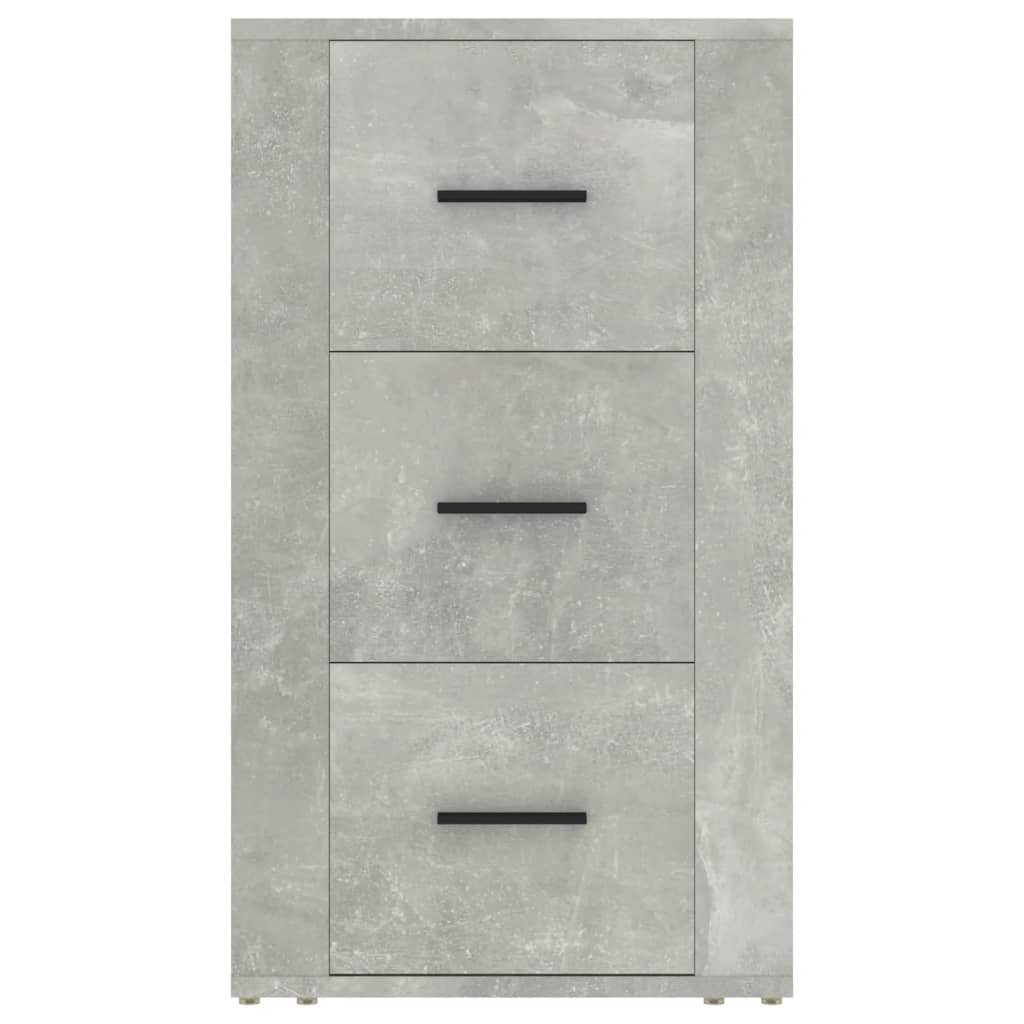 Vidaxl dressoir 40x33x70 cm bewerkt hout betongrijs