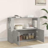 Vidaxl dressoir 80x30x60 cm bewerkt hout betongrijs