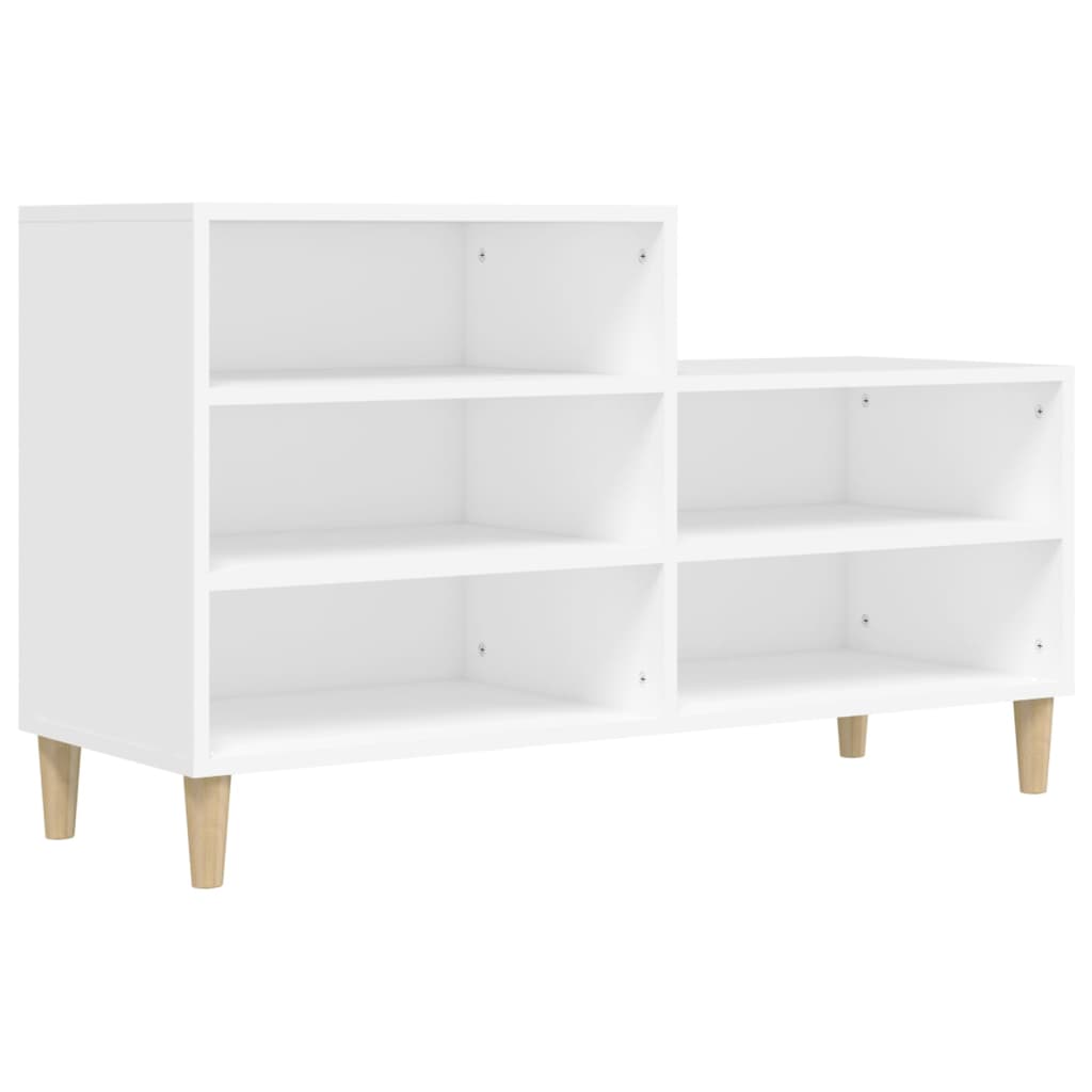 Vidaxl Shoe Cabinet 102x36x60 cm Property Wood White