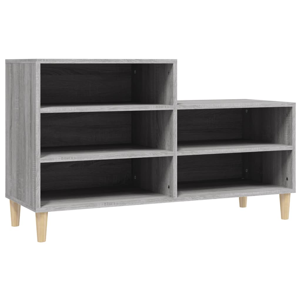 Vidaxl Shoe Cabinet 102x36x60 cm Property Wood Sonoma Gray