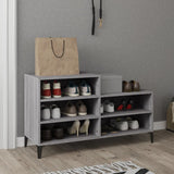 Vidaxl Shoe Cabinet 102x36x60 cm Property Wood Sonoma Gray