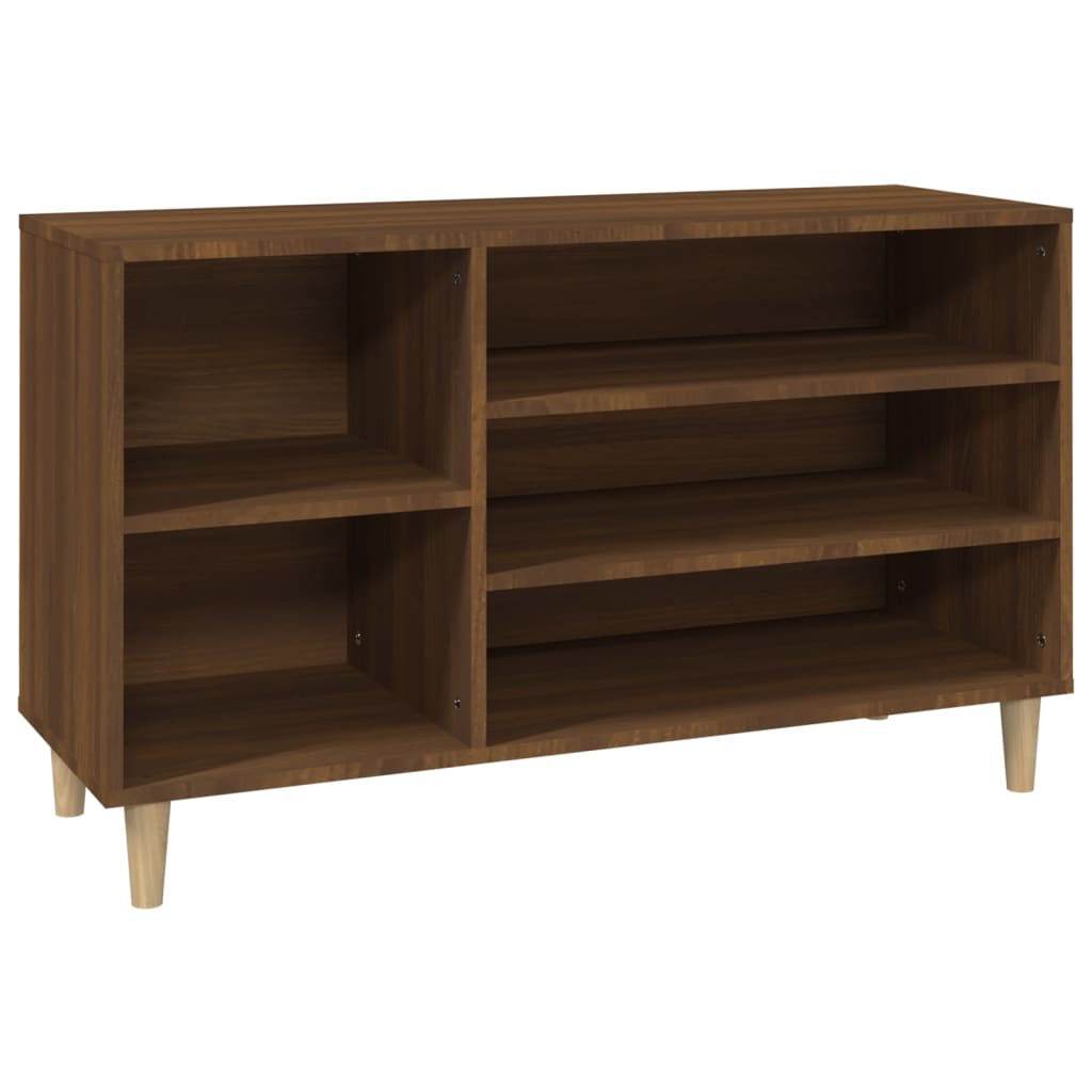 Vidaxl Shoe Cabinet 102x36x60 cm Property Wood Brown Oak Color