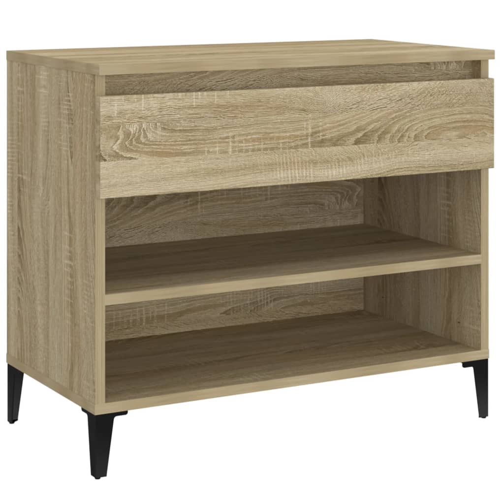 Vidaxl Schong Cabinet 70x36x60 cm Propertéiert Holz Sonoma Oh faarweg