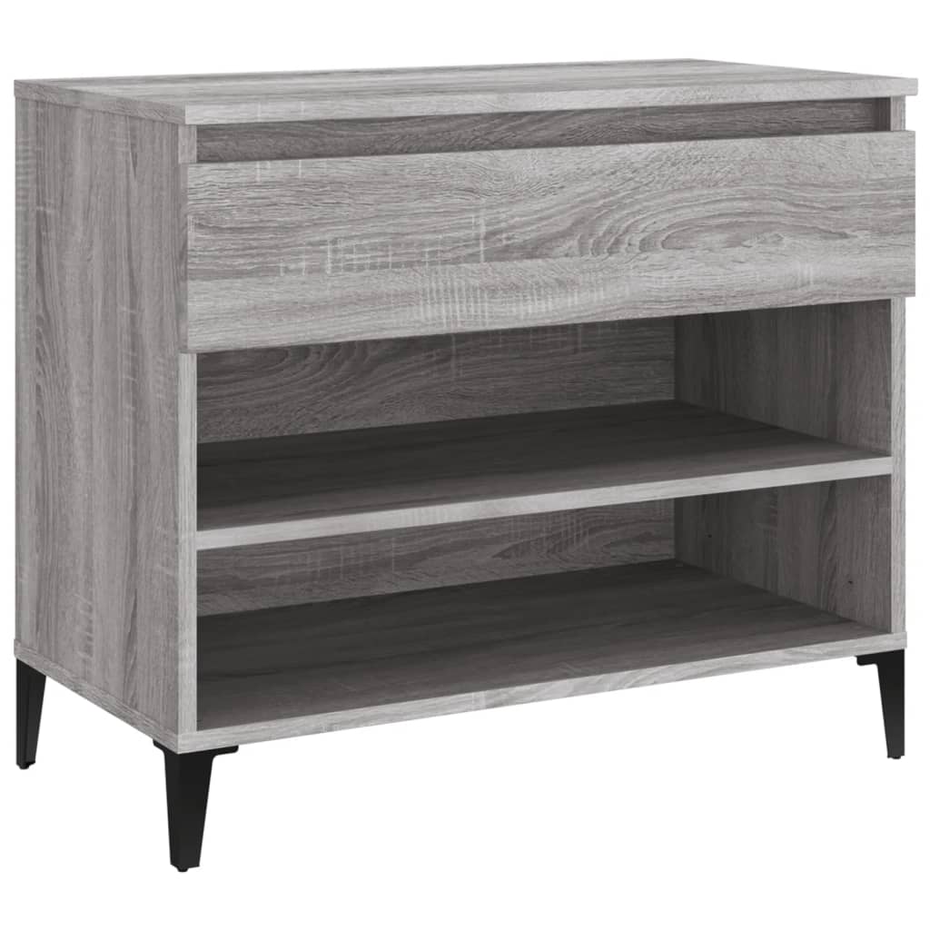 Vidaxl Shoe cabinet 70x36x60 cm Properted Wood Sonoma Gray