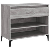 Vidaxl Shoe cabinet 70x36x60 cm Properted Wood Sonoma Gray