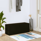 Vidaxl Wall Shoe Cabinet 100x35x38 cm Vlastní dřevo černé