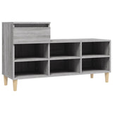 Vidaxl Shoe cabinet 102x36x60 cm Properted Wood Sonoma Gray