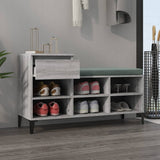 Vidaxl Shoe cabinet 102x36x60 cm Properted Wood Sonoma Gray