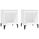 Vidaxl nachtkastjes 2 st 40x35x50 cm wit