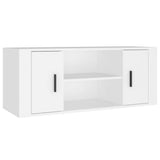 Vidaxl tv-meubel 100x35x40 cm bewerkt hout wit