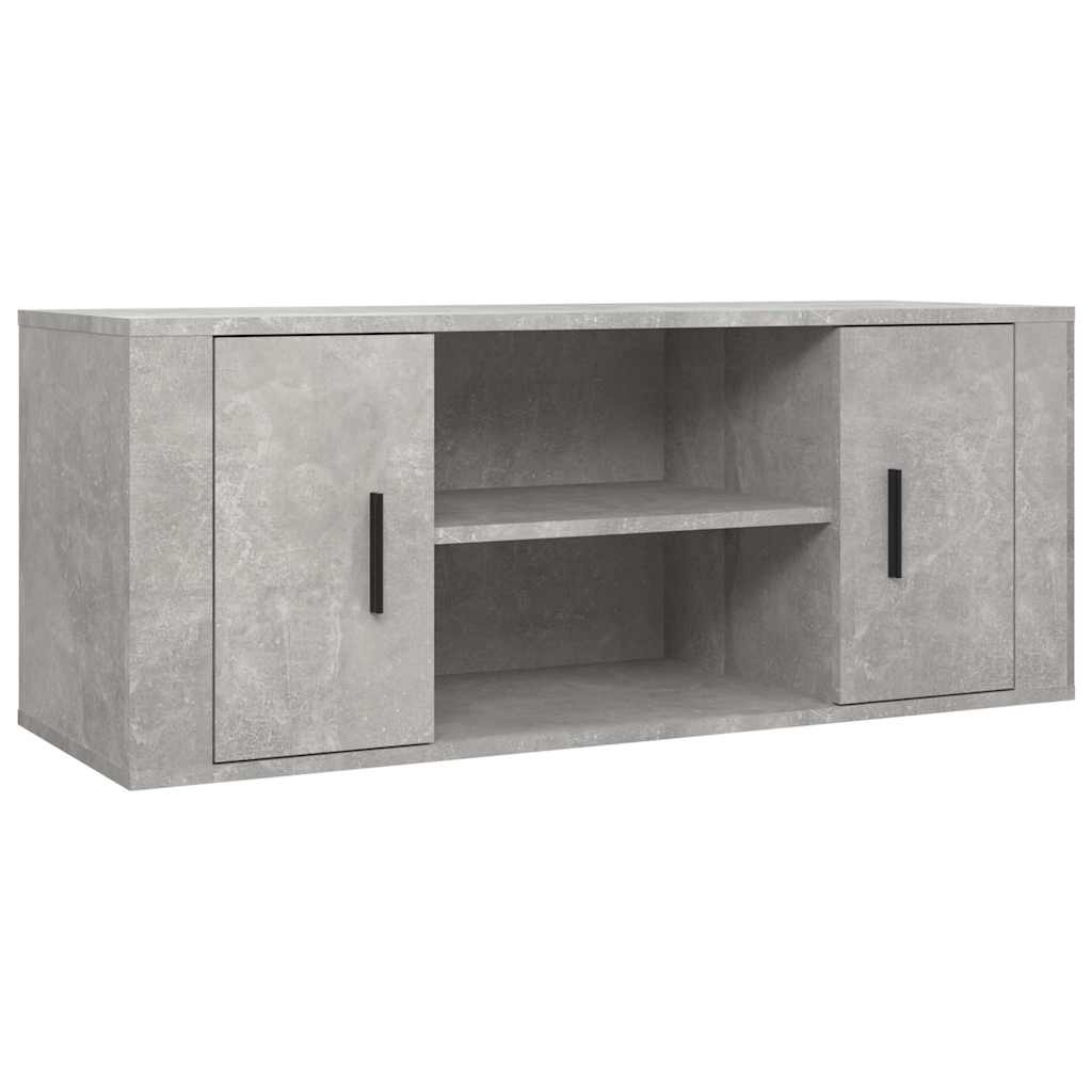 Vidaxl tv-meubel 100x35x40 cm bewerkt hout betongrijs