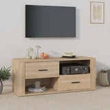 Vidaxl tv-meubel 100x35x40 cm bewerkt hout sonoma eikenkleurig