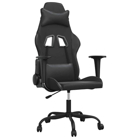 Vidaxl gamestoel kunstleer zwart