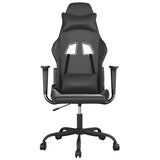 Vidaxl gamestoel kunstleer zwart
