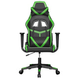 Vidaxl gamestoel kunstleer zwart en groen
