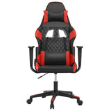 Vidaxl gamestoel kunstleer zwart en rood