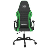 Vidaxl gamestoel kunstleer zwart en groen