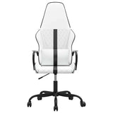 Vidaxl gamestoel kunstleer wit en zwart