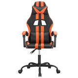 Vidaxl gamestoel kunstleer zwart en oranje