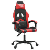 Vidaxl gamestoel kunstleer zwart en rood