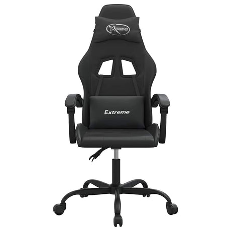Vidaxl gamestoel kunstleer zwart
