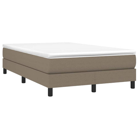 Vidaxl boxspring bed 120x200 cm stof taupe