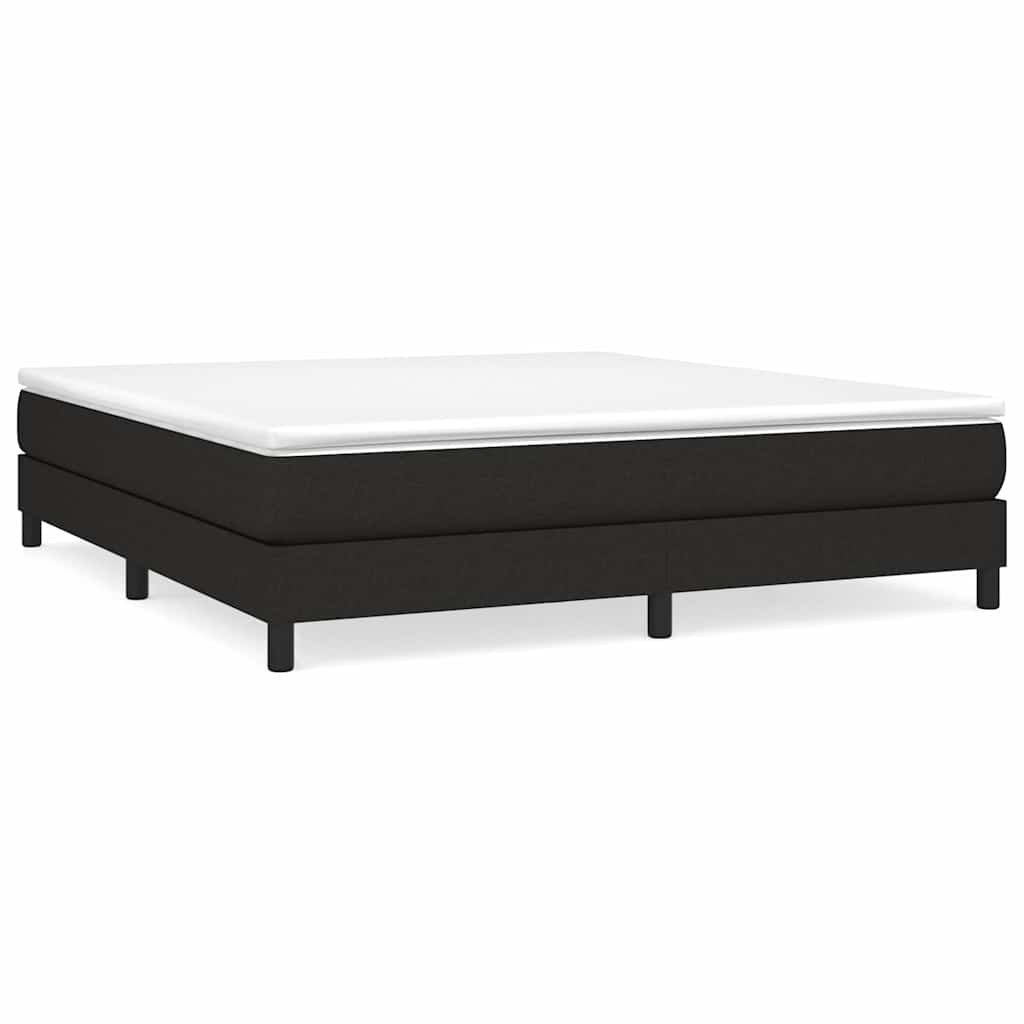 Vidaxl boxspring bed stof zwart 180x200 cm