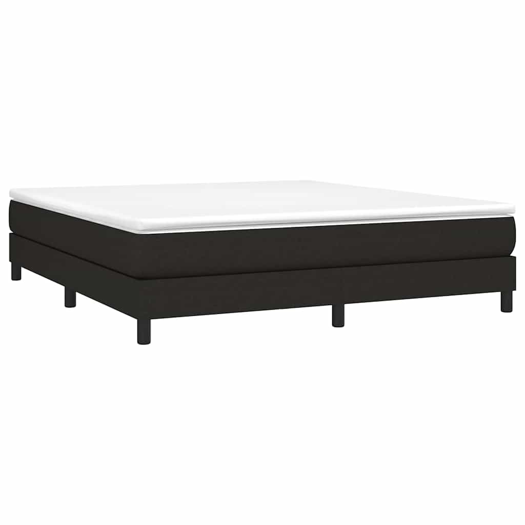 Vidaxl boxspring bed stof zwart 180x200 cm