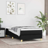 Vidaxl boxspring bed 80x200 cm stof zwart