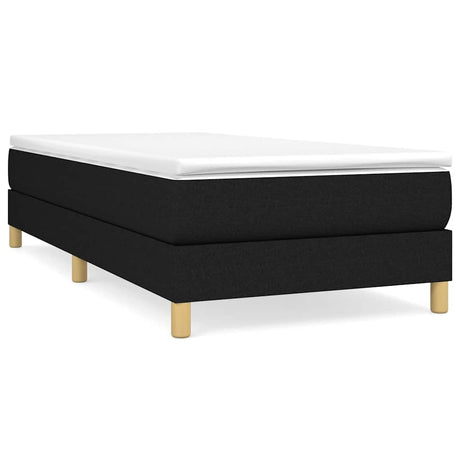 Vidaxl boxspring bed 90x200 cm stof zwart