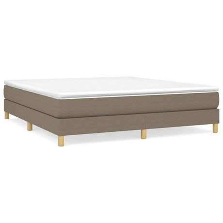 Vidaxl boxspring bed stof taupe 180x200 cm