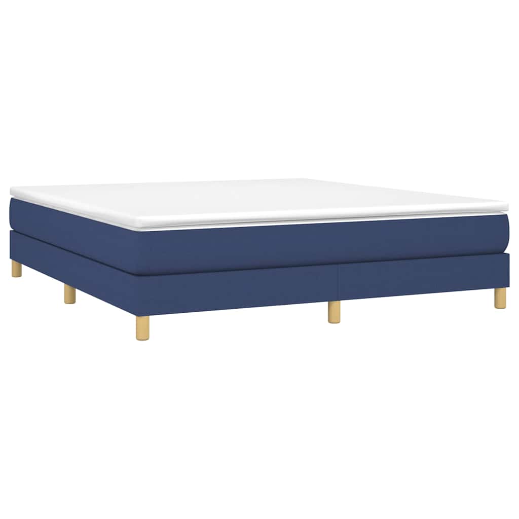 Vidaxl boxspring bed stof blauw 180x200 cm