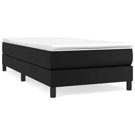 Vidaxl boxspring bed kunstleer zwart 100x200 cm