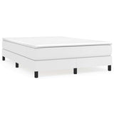 Vidaxl boxspring bed kunstleer wit 140x200 cm