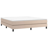 Vidaxl boxspring bed kunstleer cappuccinokleurig 160x200 cm