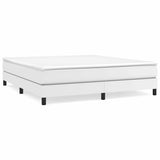 Vidaxl boxspring bed kunstleer wit 180x200 cm