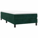 Vidaxl boxspring bed 90x190 cm fluweel donkergroen
