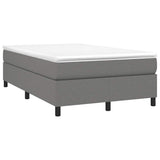 Vidaxl boxspring bed 120x200 cm stof donkergrijs