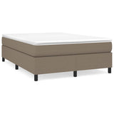 Vidaxl boxspring bed stof taupe 140x190 cm