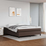 Vidaxl boxspring bed kunstleer bruin 160x200 cm